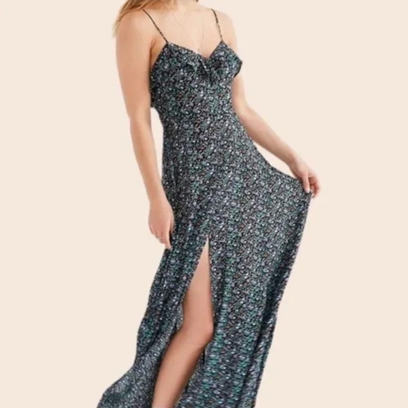 Kimchi Blue Botanical button-down maxi dress - Picture 3 of 7